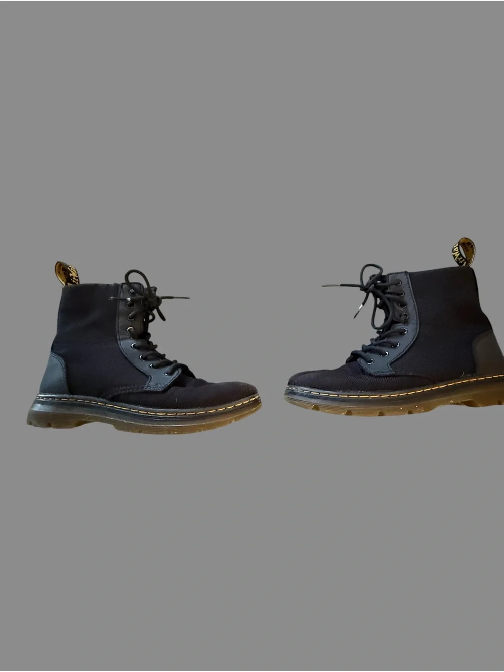 Dr. Martens Black Lace-Up Kids Combat Boots